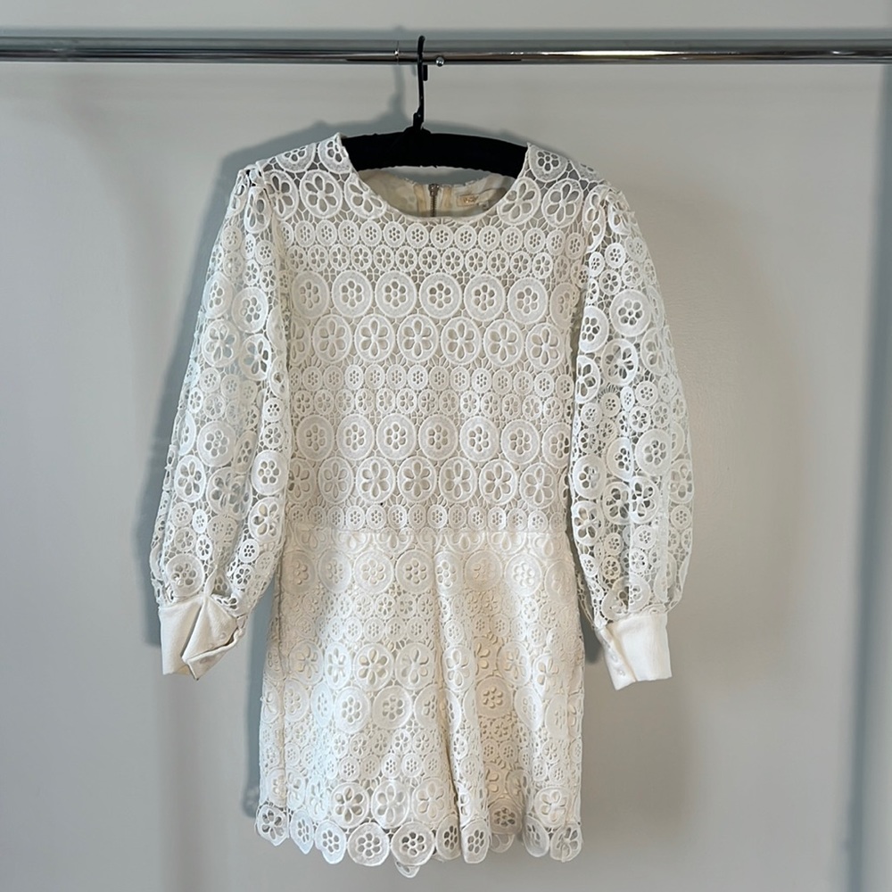 MAJE off white short jumpsuit/ 36 / XS